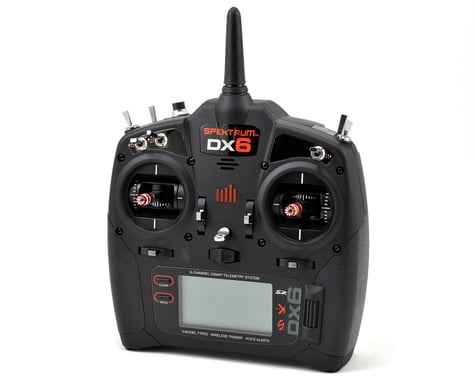 Spektrum RC DX6 6-Channel Full Range DSMX Radio System (Transmitter Only) (Mode 2)