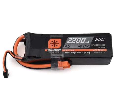 Spektrum RC 4S Smart LiPo 30C Battery Pack w/IC3 Connector (14.8V/2200mAh)