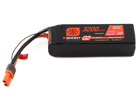 Spektrum RC 6S Smart G2 LiPo 100C Battery Pack (22.2V/3200mAh)