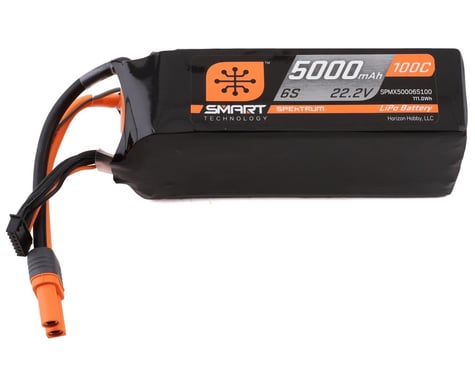 Spektrum RC 6S Smart LiPo 100C Battery Pack w/IC5 Connector