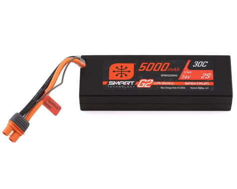 Spektrum RC 2S Smart LiPo 30C Hard Case Battery Pack (7.4V/5000mAh)