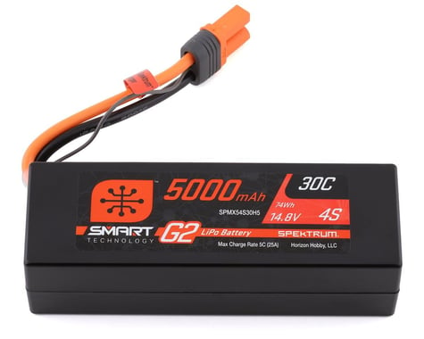 Spektrum RC 4S Smart G2 LiPo 30C Battery Pack w/IC5 Connector (14.8V/5000mAh)