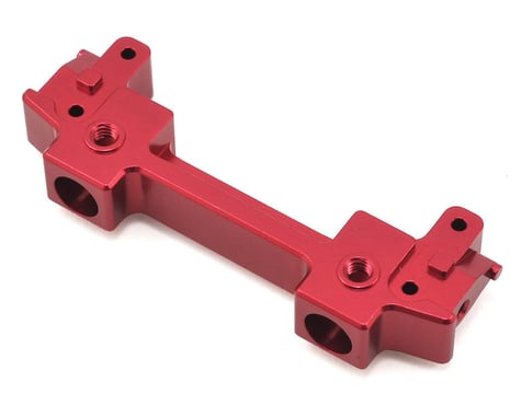 ST Racing Concepts SCX10 II Aluminum Front Bumper Mount/Chassis Brace (Red)