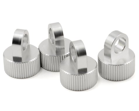 ST Racing Concepts Aluminum Shock Cap Set (Silver) (4)