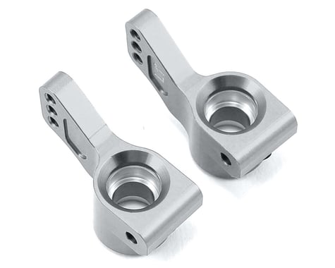 ST Racing Concepts Aluminum +1° Toe-in Rear Hub Carriers (Silver)