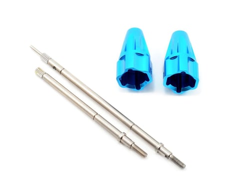 ST Racing Concepts Rear Lock-out w/Stainless Steel Axles (Blue)