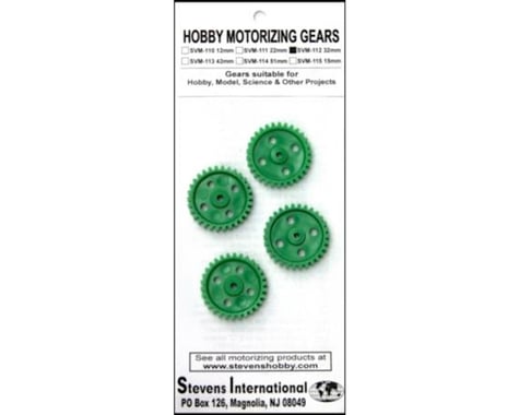 Stevens Plastic Gears 32mm x 6mm 30-teeth (3mm ID) (4)