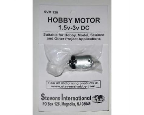 Stevens 1.5 to 3v DC Small Electric Motor (Flat Sides)