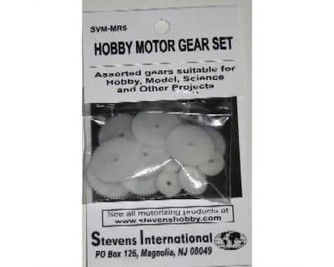Stevens Assorted Small Plastic Motor Gears (16pcs)