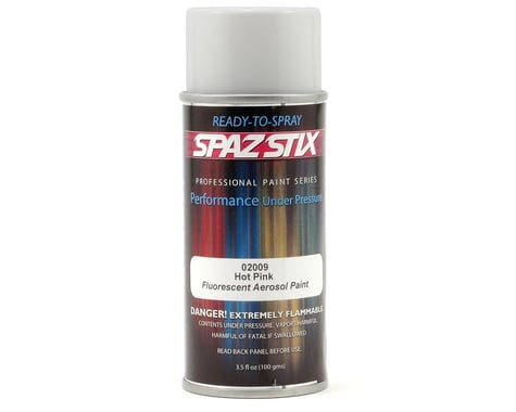 Spaz Stix "Hot Pink" Fluorescent Spray Paint (3.5oz)