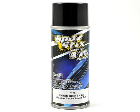 Spaz Stix "Ultimate Black" Backer Spray Paint (3.5oz)