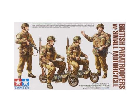 Tamiya 35337, 1/35 British Paratroopers w/Sm Motorcycle