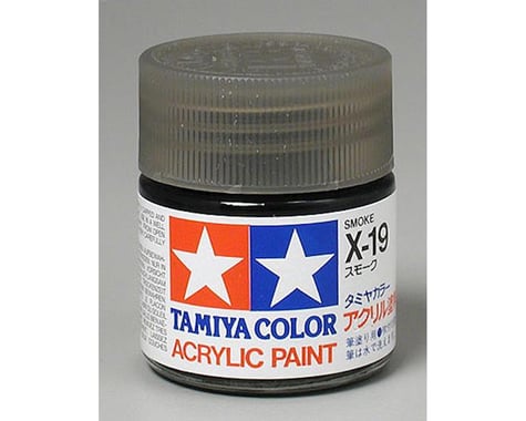 Tamiya X-19 Smoke Acrylic Paint (23ml)
