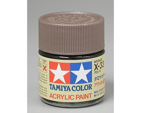 Tamiya Acrylic X34 Metallic Brown Paint (23ml)