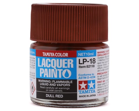 Tamiya LP-18 Dull Red Lacquer Paint (10ml)
