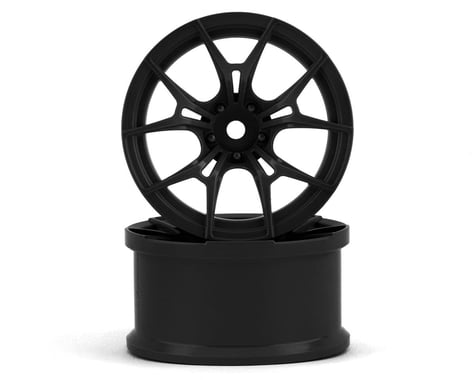 Topline FX Sport "Hard Type" Multi-Spoke Drift Wheels (Black) (2) (6mm Offset)