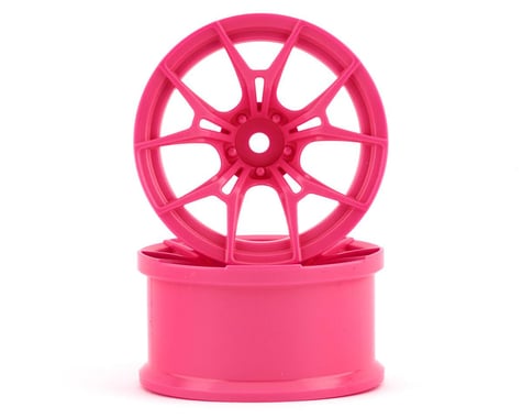 Topline FX Sport Multi-Spoke Drift Wheels (Pink) (2) (8mm Offset)