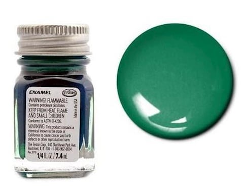 Testors Enamel 1/4 oz Metal Flake Green