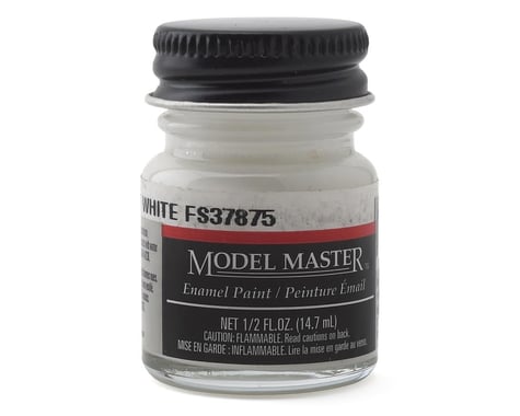 Testors Model Master Flat White (1/2oz) (FS37875)