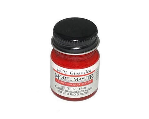Testors Gloss Red, 1/2oz Bottle