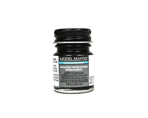 Testors Acryl Semi-Gloss 1/2oz Black