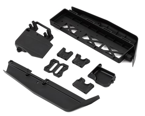 Team Losi Racing 8IGHT-X/E 2.0 Battery Tray w/Center Differential & Servo Mount