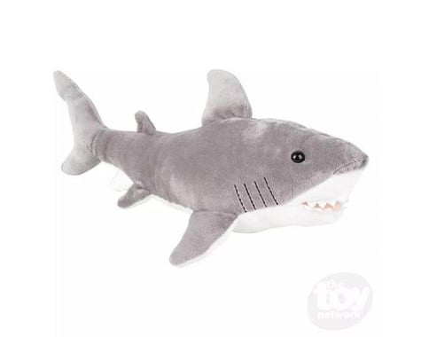The Toy Network 14In Animal Den Great White Shark Plush