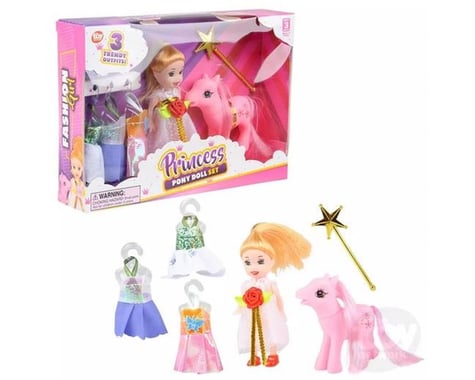 The Toy Network Princess Pony Doll Set