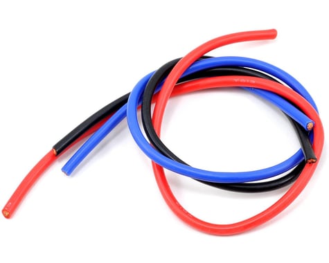 TQ Wire Silicone Wire Kit (Black, Red & Blue) (1' Each) (13AWG)