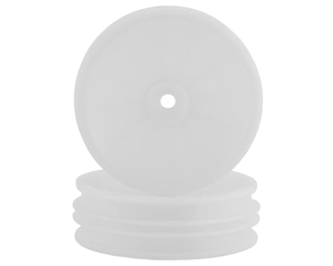 Traxxas 2.2" Bandit Front Dish Buggy Wheels (2) (White) (Pins)