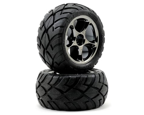 Traxxas Anaconda Rear Tires (2) (VXL Bandit) (Black Chrome) (Standard)