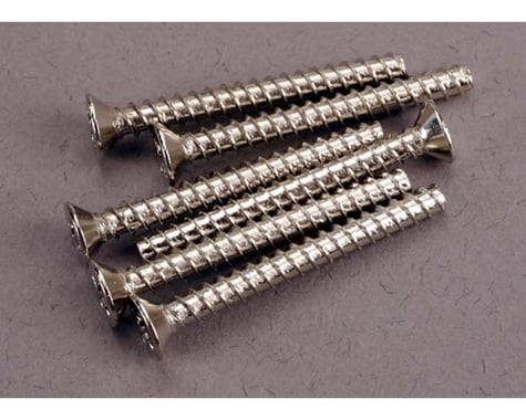Traxxas Screws, 3X28mm Countersunk Self-Tapping (6)