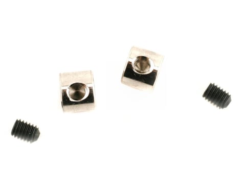 Traxxas Collars, screw (2)/ grub screws, 3mm (2)