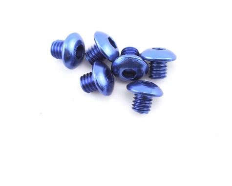 Traxxas 4x4mm Aluminum Button Head Screws (Blue) (6)