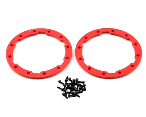 Traxxas Beadlock Style Sidewall Protector w/Hardware (Red) (2)
