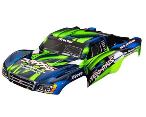 Traxxas Slash Pre-Painted Body (Green & Blue) [TRA5851G] - HobbyTown