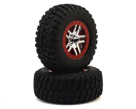 Traxxas BFGoodrich Mud TA Rear Tires (2) (Satin Chrome) (Standard)
