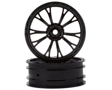 Traxxas Weld Front Drag Wheels w/12mm Hex (Gloss Black) (2)