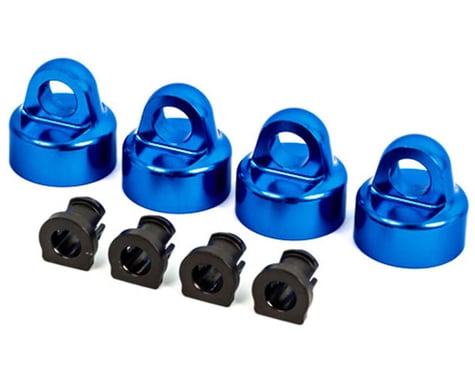 Traxxas Sledge Aluminum GT-Maxx Shock Caps (Blue) (2)