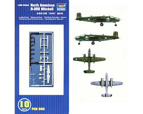 Trumpeter Scale Models 06201 1/350 B-25B Mitchell Aircraft Carrier Fleet (10)