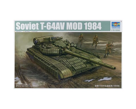 Trumpeter Scale Models 1580 1/35 Soviet T-64AV Mod 1984 Main Battle Tank