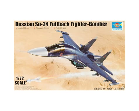 Trumpeter Scale Models 1652 1/72 Russian SU-34 Fullback Fighter/Bomber