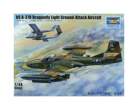 Trumpeter Scale Models 2889 1/48 US A-37B Dragonfly Lght Grnd Attck Aircraft