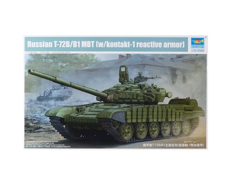 Trumpeter Scale Models 5599 1/35 Russian T-72B/B1 Main Battle Tank w/Armor