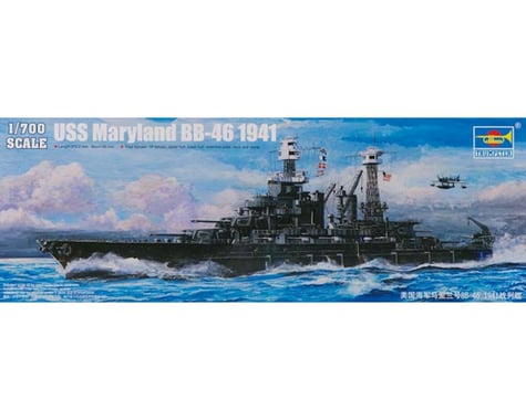 Trumpeter Scale Models 5769 1/700 USS Maryland BB-46 Battleship 1941