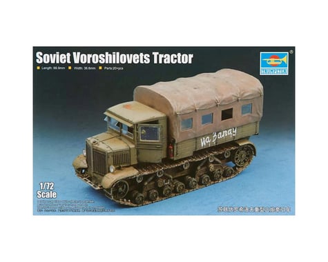 Trumpeter Scale Models 7110 1/72 Soviet Voroshilovets Heavy Artillery Tractor