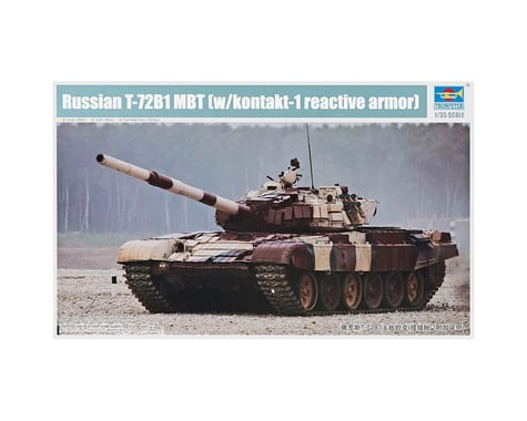 Trumpeter Scale Models 1/35 Russian T72B1 Main Battle Tank w/Kontakt-1