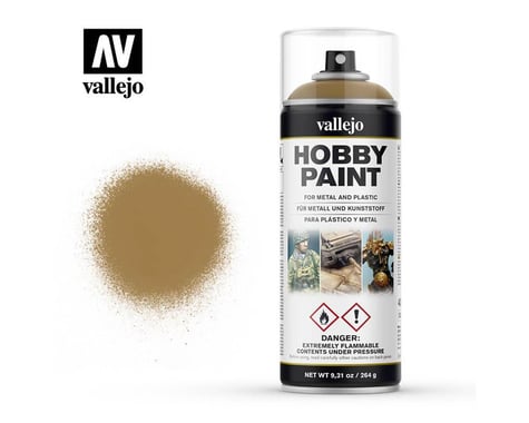 Vallejo Paints Fantasy Color Desert Yellow 400 Ml Spray Can