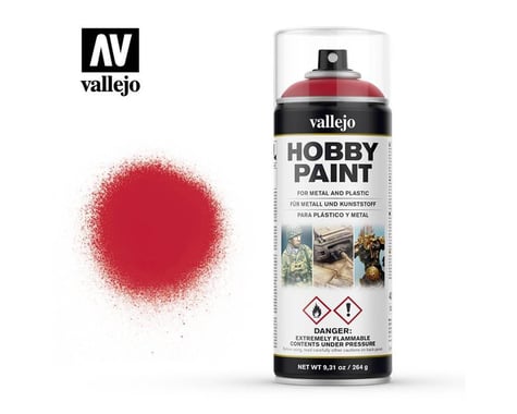 Vallejo Paints Fantasy Color Bloody Red 400 Ml Spray Can