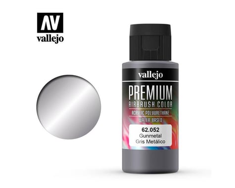 Vallejo Paints 60Ml Metallic Gunmetal Premium